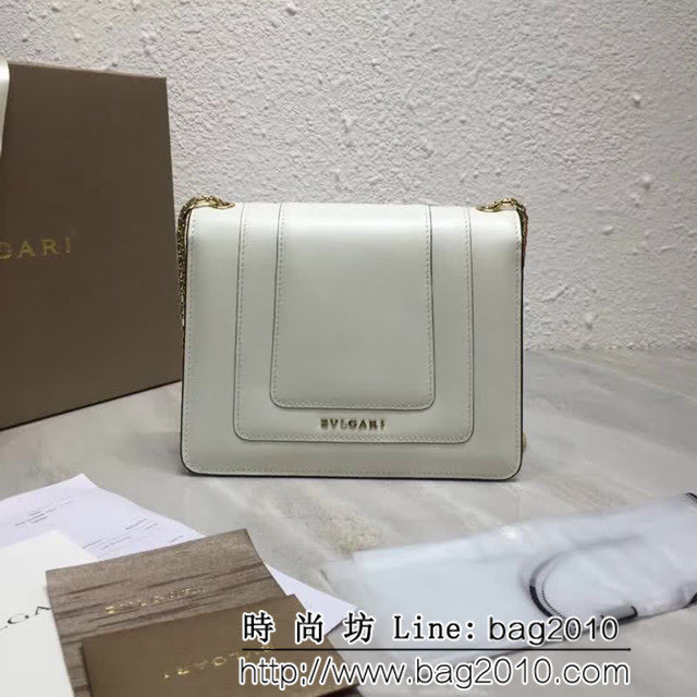 BVLGARI寶格麗 進口牛皮 時尚百搭 小號 鏈條單肩斜挎包 34559 FYD1125